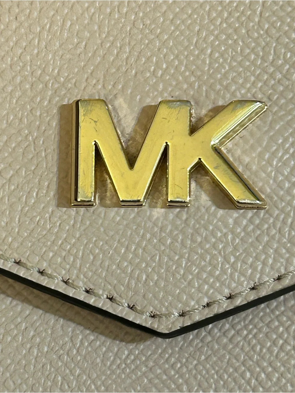 Michael Kors Mott Leather Convertible Pink Crossbody Shoulder Bag